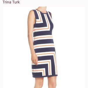Trina Turk “Anari” Striped Sweater Dress